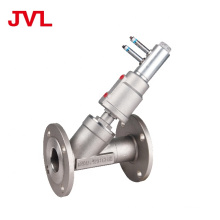 JL Threaded air control pneumatic stainless steel angle seat valve